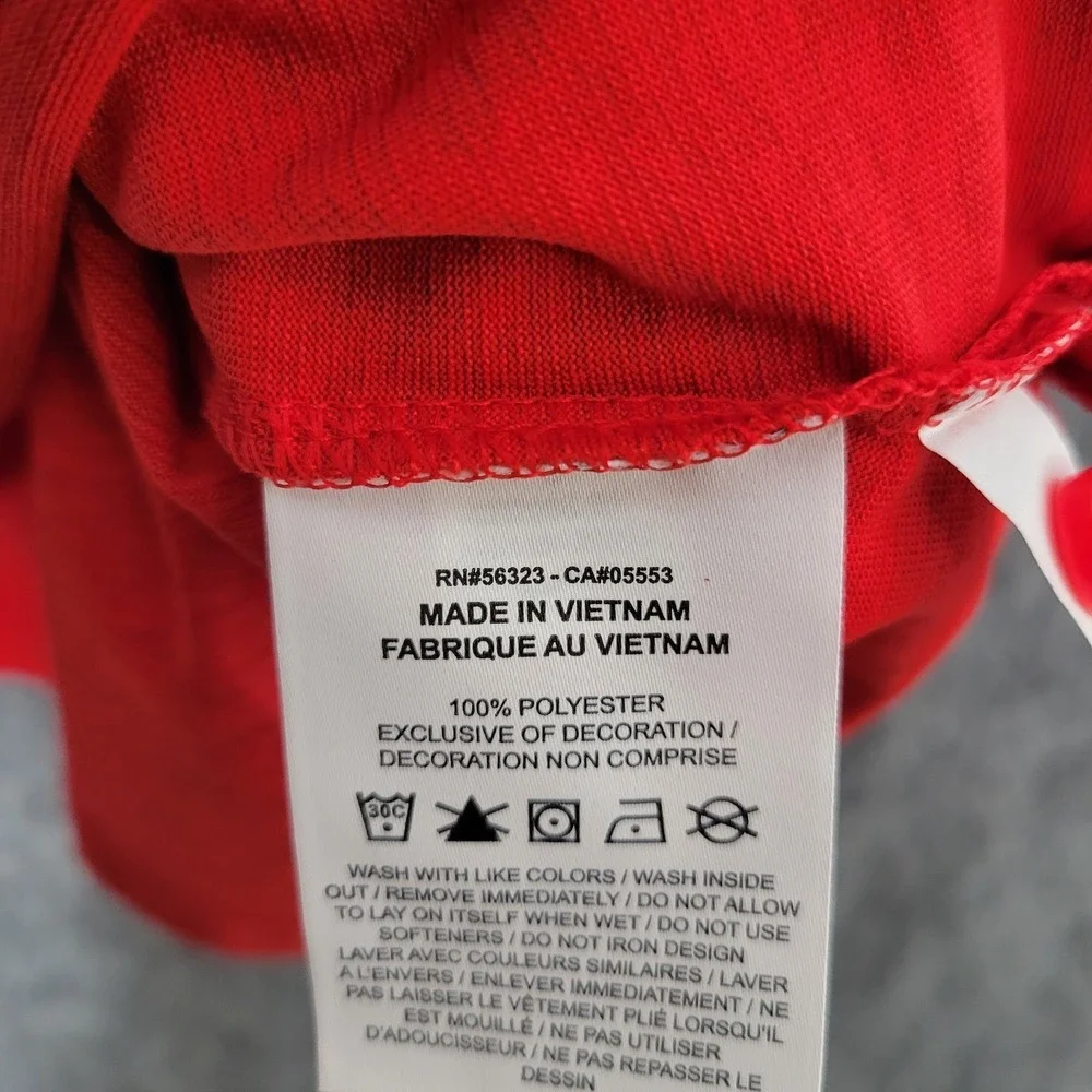 Nike Polo Mens Small Dri Fit Football Golf Shirt University Red CD7068 New - Picture 5 of 9